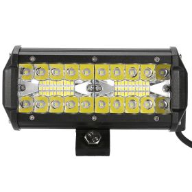7" LED Light Bar 120W 12000LM LED Work Light Pods Offroad Driving Lights IP67 Waterproof Fog Light Spot Flood Beam for Jeep Trailer Truck Bus Boa