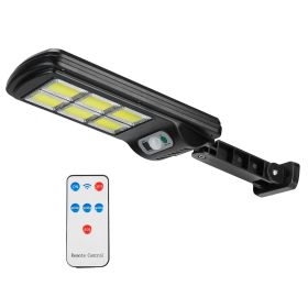Solar Powered Wall Lights Outdoor 128LED Beads Motion Sensor Lamp IP65 Waterproof 3 Modes Sensor Light W/ Remote Control For Street Front Door De