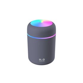 Colorful Cool Mini Humidifier; Aromatherapy Essential Oil Diffusers; Cool Mist Humidifiers; Aroma USB Personal Desktop Humidifier for Bedroom; Ca (Color: Grey)