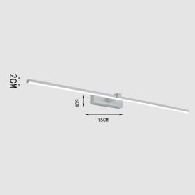 Free from EU LED Bathroom Light Waterproof Mirror Vanity Light 8w 12w Energy-saving Lamp Fixture Modern Sconce for Living Room (Color: white light, Emitting Color: White)