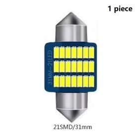 High Quality Super Bright LED Bulb C5w Car License Plate Light Interior Reading Dome Light 31mm36mm39mm41mm (Color: 31mm)