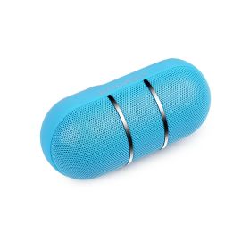 Ultra-Portable Rainbow LED Wireless Speaker - Red (Color: Blue, size: One size)
